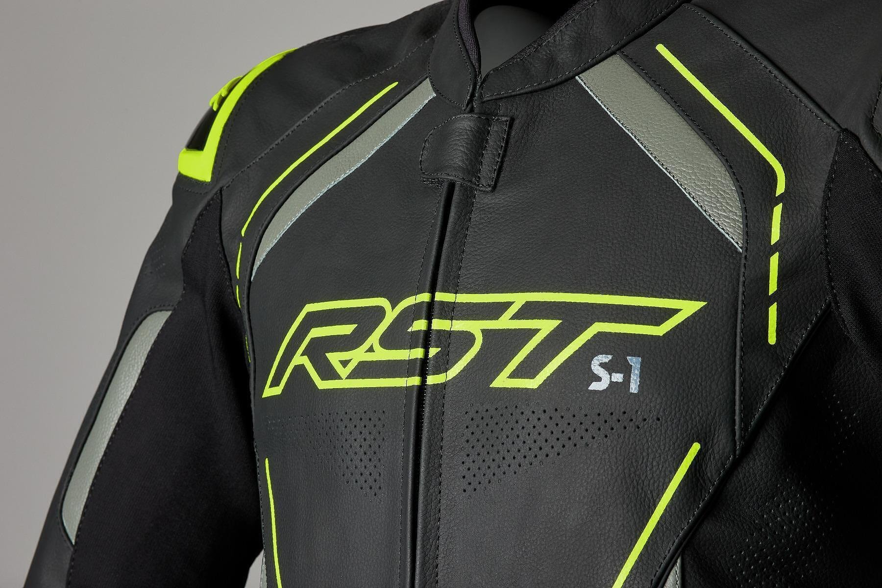 Мото яке RST S-1 Neon Yellow кожено | Мото Пойнт България